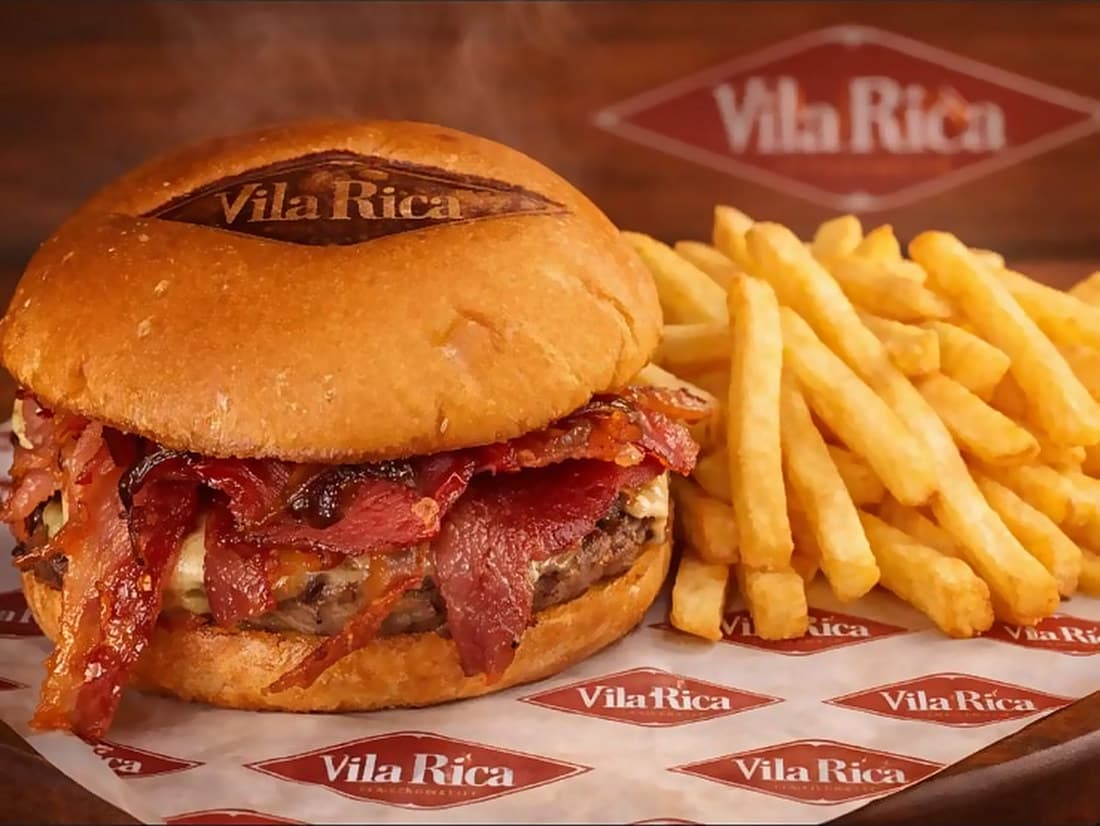 V- Epic Bacon + Fritas + 1 Molho da Casa