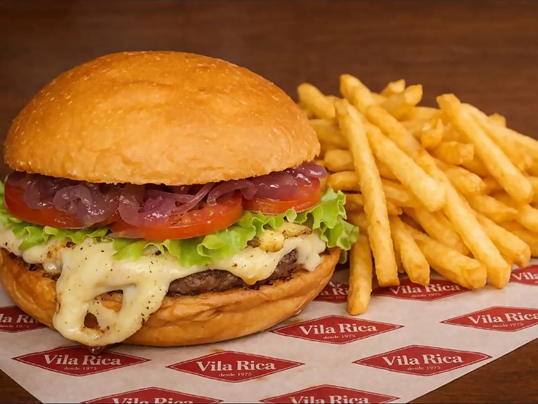 V- Salada Caramelizada + Fritas + 1 Molho da Casa