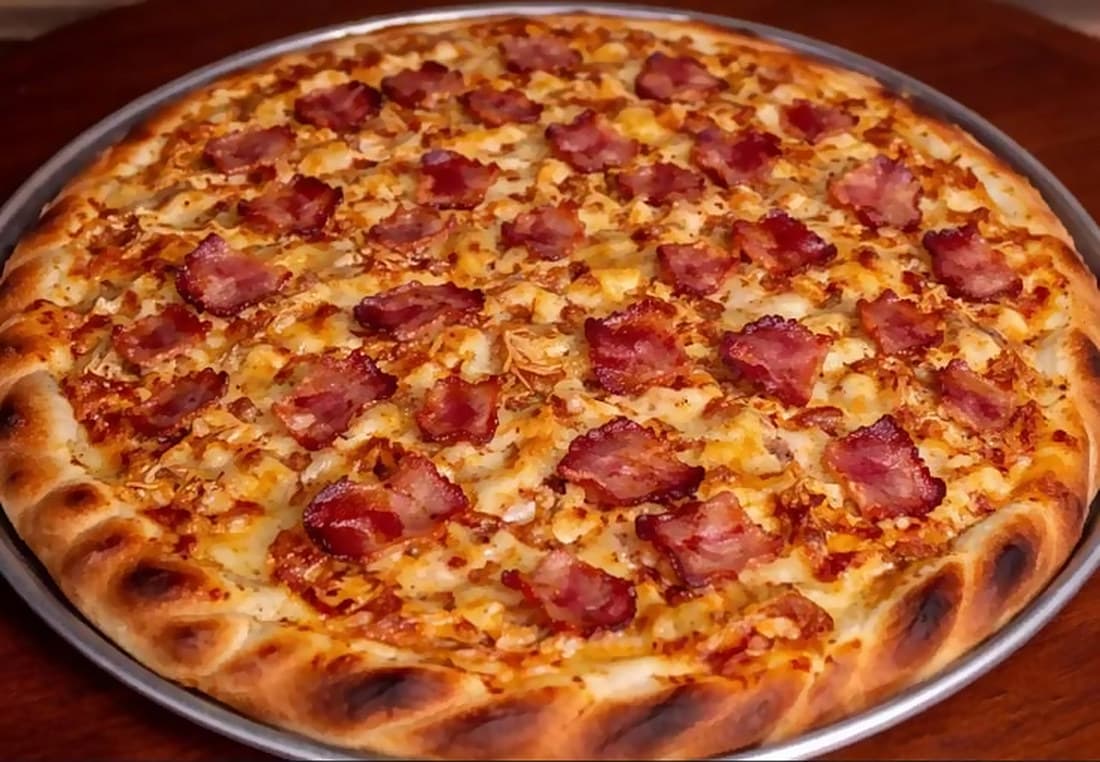 Pizza Frango com Bacon Grande (35cm)