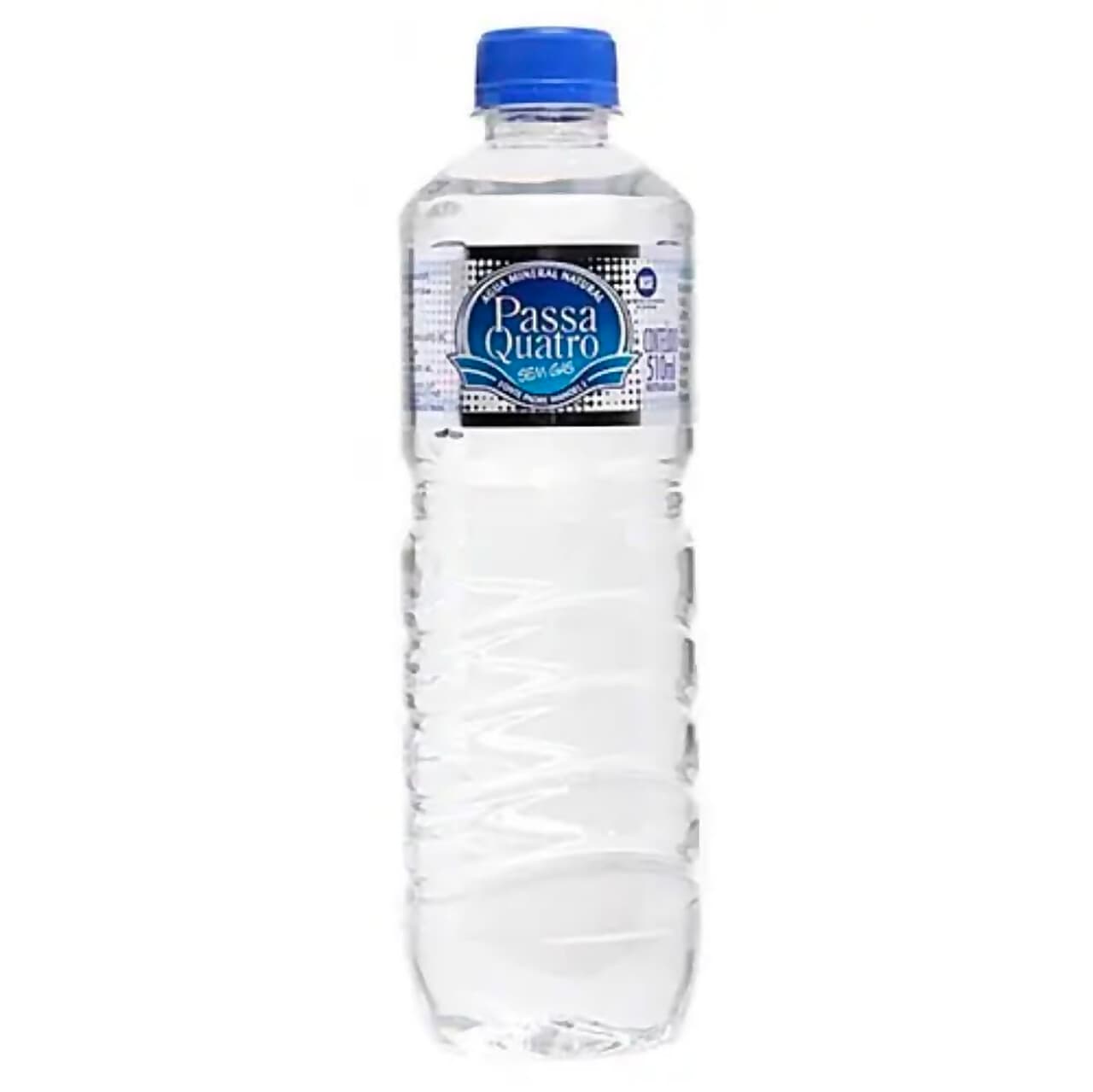 Água Mineral sem Gás Passa Quatro Garrafa 510ml